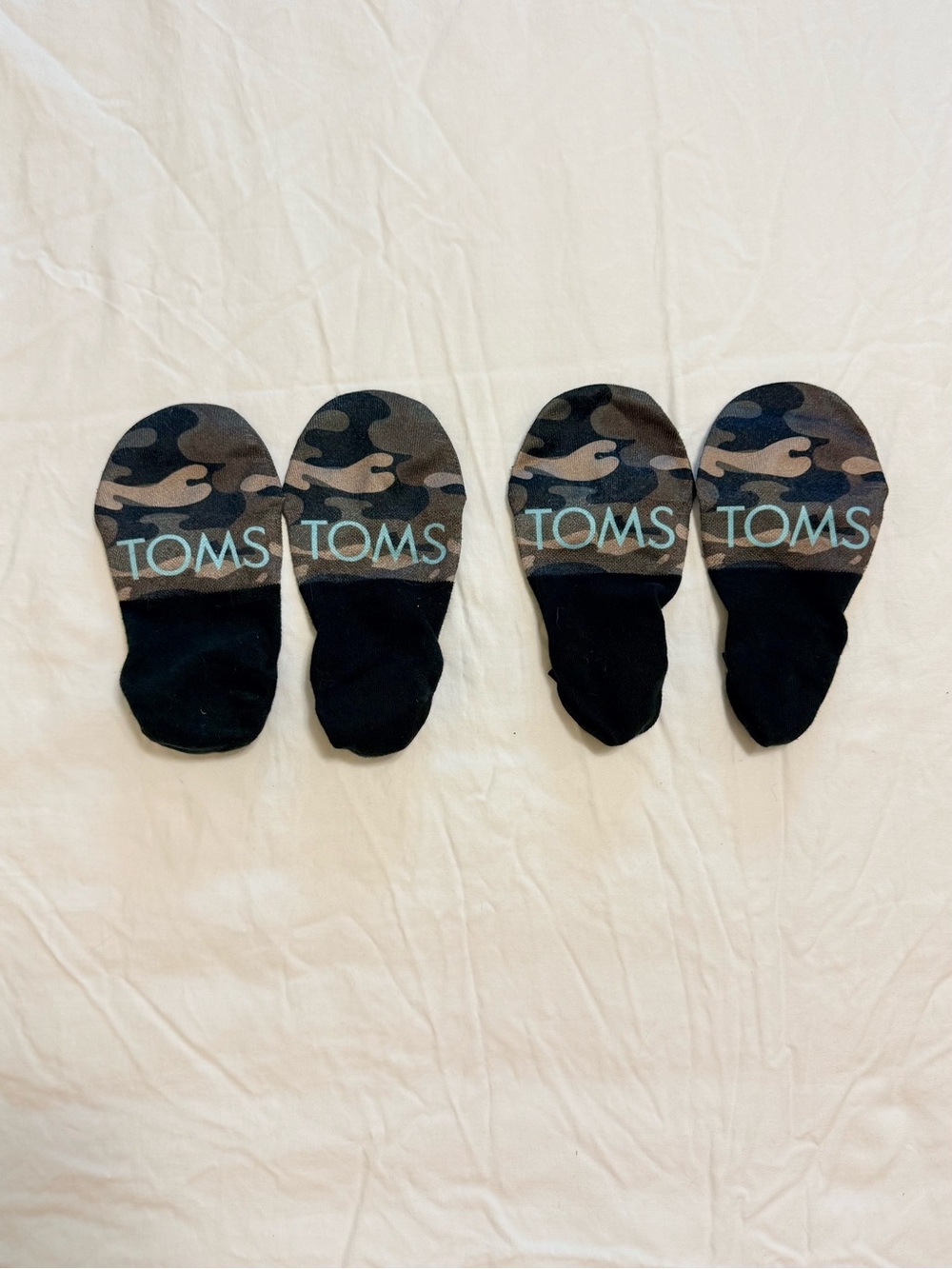 Toms Women’s Camouflage No-Show Socks - Set of 2 Pairs